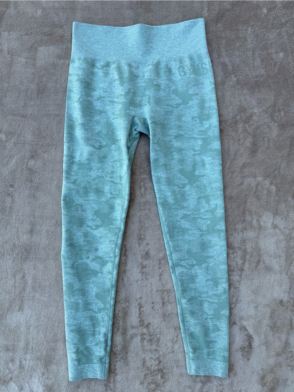 Gymshark light green camo adapt seamless leggings